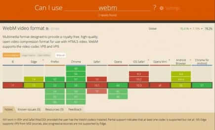 Can I use WebM